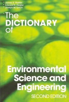 Image sur The Dictionary of Environmental Science and Engineering