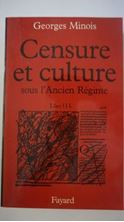 Εικόνα της Censure et culture sous l'Ancien Régime