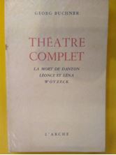 Εικόνα της Théâtre complet. La mort de Danton / Léonce et Léna / Woyzeck