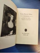 Picture of Fanny Burney's Diary