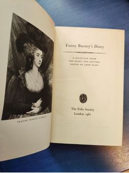 Picture of Fanny Burney's Diary